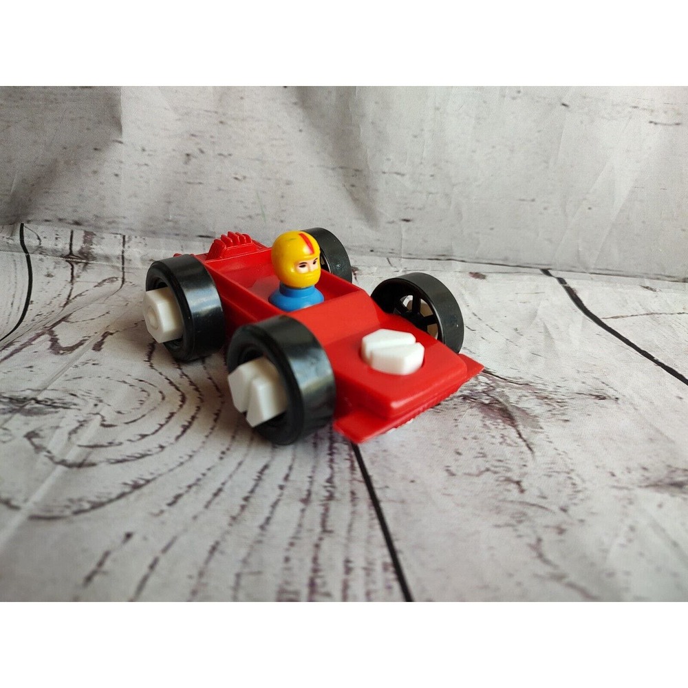 Vintage AMBI Toys Race Car With Original Driver